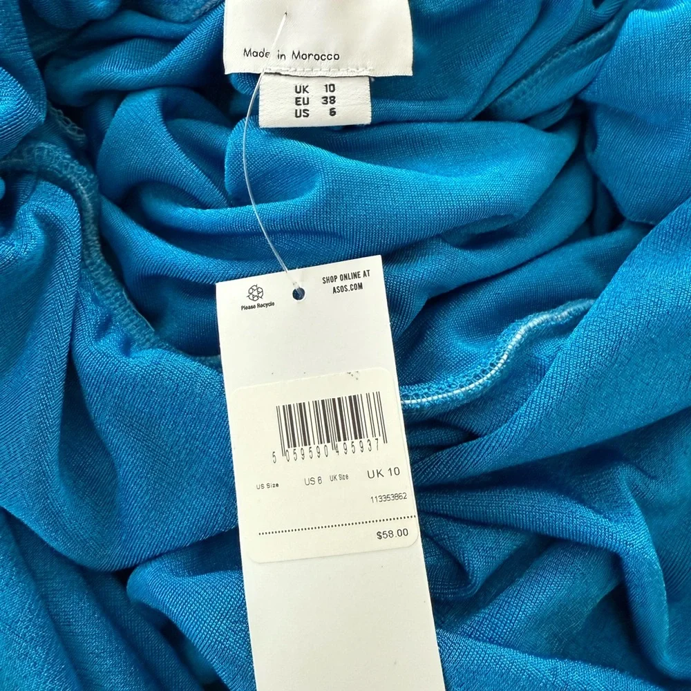 ASOS Blue Backless Dress - Picture 3 of 3